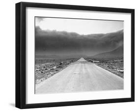 View Showing a Dust Storm in West Texas-Carl Mydans-Framed Photographic Print