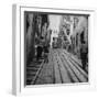 View Showing a Typical Street Scene in Lisbon-Bernard Hoffman-Framed Photographic Print