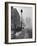 View Showing the Arc de Triomphe and the Subway Station-Ed Clark-Framed Photographic Print