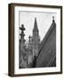 View Showing the Architectural Structure of the Episcopal Cathedral-Hansel Mieth-Framed Photographic Print