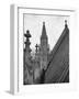 View Showing the Architectural Structure of the Episcopal Cathedral-Hansel Mieth-Framed Photographic Print