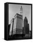 View Showing the Chicago Tribune Building-Carl Mydans-Framed Stretched Canvas