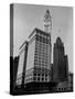 View Showing the Chicago Tribune Building-Carl Mydans-Stretched Canvas