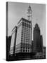 View Showing the Chicago Tribune Building-Carl Mydans-Stretched Canvas