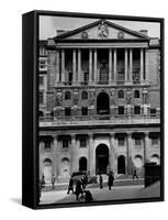 View Showing the Exterior of the Bank of Exchange-Hans Wild-Framed Stretched Canvas