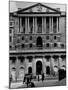 View Showing the Exterior of the Bank of Exchange-Hans Wild-Mounted Photographic Print