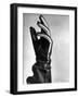 View Showing the New Type of Leather Glove-Hansel Mieth-Framed Photographic Print