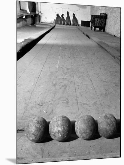 View Showing the Skittle Alley at the Methuen Arms, Corsham-Hans Wild-Mounted Photographic Print