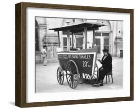 View Showing the Tamale Industry in Brownsville Market Plaza-Carl Mydans-Framed Photographic Print