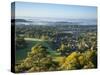 View South from Colley Hill on a Misty Autumn Morning, Reigate, Surrey Hills, Surrey, England, Unit-John Miller-Stretched Canvas