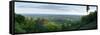 View South from Holmbury Hill Towards the South Downs, Surrey Hills, Surrey, England, United Kingdo-John Miller-Framed Stretched Canvas