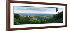 View South from Holmbury Hill Towards the South Downs, Surrey Hills, Surrey, England, United Kingdo-John Miller-Framed Photographic Print