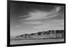 View South from Manzanar to Alabama Hills-Ansel Adams-Framed Art Print