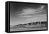 View South from Manzanar to Alabama Hills-Ansel Adams-Framed Stretched Canvas