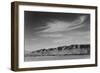 View South from Manzanar to Alabama Hills-Ansel Adams-Framed Art Print