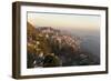 View South from Mussoorie in Evening Light on Foothills of Garwhal Himalaya-Tony Waltham-Framed Photographic Print