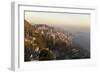 View South from Mussoorie in Evening Light on Foothills of Garwhal Himalaya-Tony Waltham-Framed Photographic Print