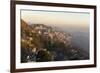 View South from Mussoorie in Evening Light on Foothills of Garwhal Himalaya-Tony Waltham-Framed Photographic Print