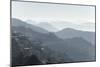 View South from Mussoorie over Morning Mist on Foothills of Garwhal Himalaya-Tony Waltham-Mounted Photographic Print