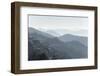 View South from Mussoorie over Morning Mist on Foothills of Garwhal Himalaya-Tony Waltham-Framed Photographic Print