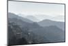 View South from Mussoorie over Morning Mist on Foothills of Garwhal Himalaya-Tony Waltham-Mounted Photographic Print