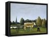 View Surrounding Paris-Henri Rousseau-Framed Stretched Canvas