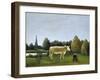 View Surrounding Paris-Henri Rousseau-Framed Giclee Print