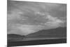 View Sw over Manzanar, Dust Storm-Ansel Adams-Mounted Premium Giclee Print