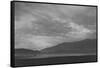 View Sw over Manzanar, Dust Storm-Ansel Adams-Framed Stretched Canvas