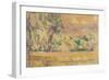 View Taken at the Studio in Lauves by Paul Cezanne-Paul Cezanne-Framed Giclee Print