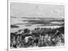 View Taken from Gibb's Hill, Bermudas, C1890-null-Stretched Canvas