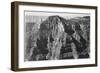 View Taken From Opposite Of Cliff Formation High Horizon "Grand Canyon NP" Arizona 1933-1942-Ansel Adams-Framed Art Print