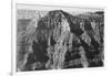 View Taken From Opposite Of Cliff Formation High Horizon "Grand Canyon NP" Arizona 1933-1942-Ansel Adams-Framed Art Print