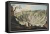 View Taken from the Bottom of the Crater of Monte Nuovo-Pietro Fabris-Framed Stretched Canvas