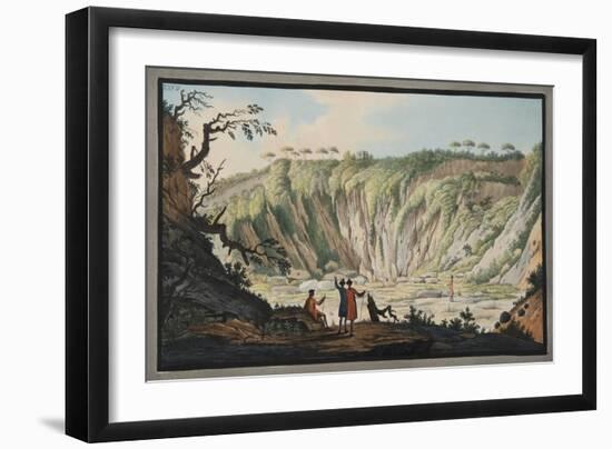 View Taken from the Bottom of the Crater of Monte Nuovo-Pietro Fabris-Framed Giclee Print