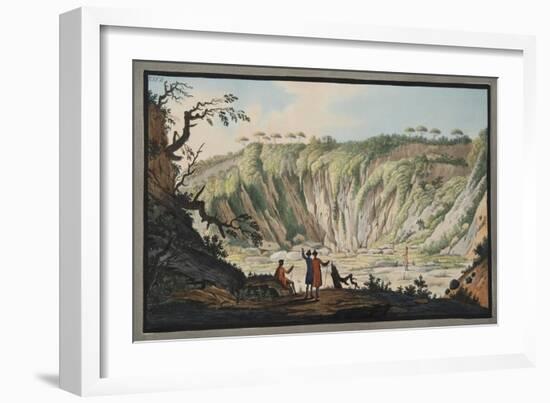 View Taken from the Bottom of the Crater of Monte Nuovo-Pietro Fabris-Framed Giclee Print