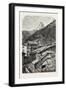 View Taken in the Village of Saint-Nicolas (Valais), 1855, Switzerland.-null-Framed Giclee Print