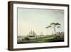 View Taken on the Esplanade, Calcutta, Plate I from "Oriental Scenery", Published 1797-Thomas Daniell-Framed Giclee Print