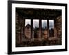 View Through a Stone Window of Ruined Castle-Clive Nolan-Framed Photographic Print