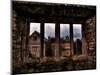 View Through a Stone Window of Ruined Castle-Clive Nolan-Mounted Photographic Print