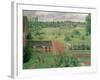 View Through a Window, Eragny, 1888-Camille Pissarro-Framed Giclee Print