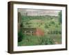 View Through a Window, Eragny, 1888-Camille Pissarro-Framed Giclee Print