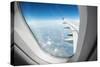 View Through Airplane Window-mr. Smith-Stretched Canvas