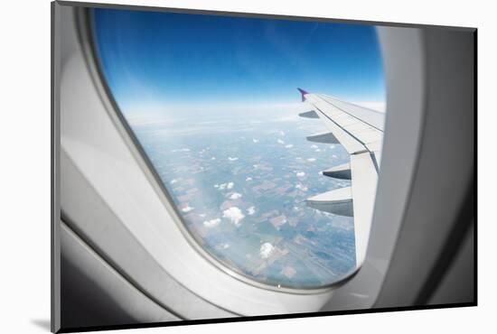 View Through Airplane Window-mr. Smith-Mounted Photographic Print