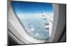 View Through Airplane Window-mr. Smith-Mounted Photographic Print