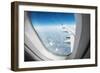 View Through Airplane Window-mr. Smith-Framed Photographic Print