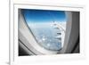 View Through Airplane Window-mr. Smith-Framed Photographic Print