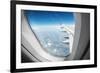 View Through Airplane Window-mr. Smith-Framed Photographic Print