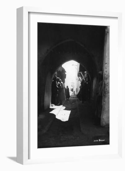 View Through an Archway, Rabat, Morocco, C1920S-C1930S-null-Framed Giclee Print