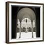 View Through Archways into Sunlit Courtyard, Pisa, Tuscany, Italy-Lee Frost-Framed Photographic Print
